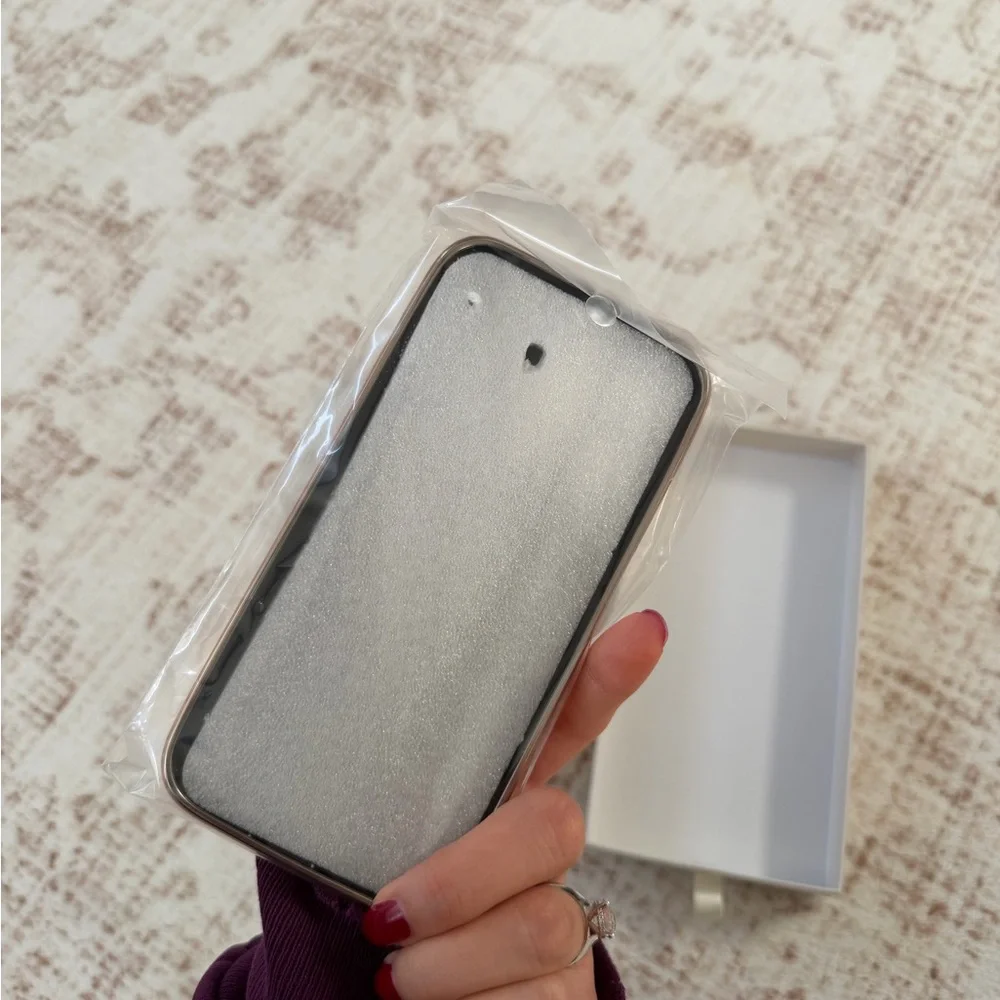 Gold and Gray Phone Case
